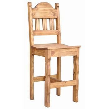 26 Wood Seat Barstool