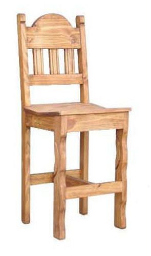 30 Wood Seat Barstool